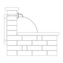 Atlantic Water Gardens Bronze Finish Olivett Wall Spout