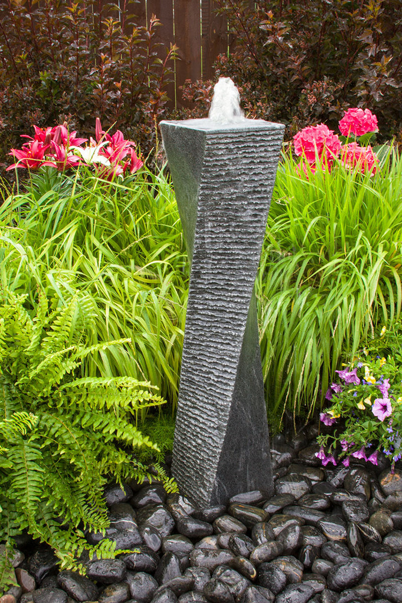 Blue Thumb Polished Twist 36" - Granite Fountain Kit