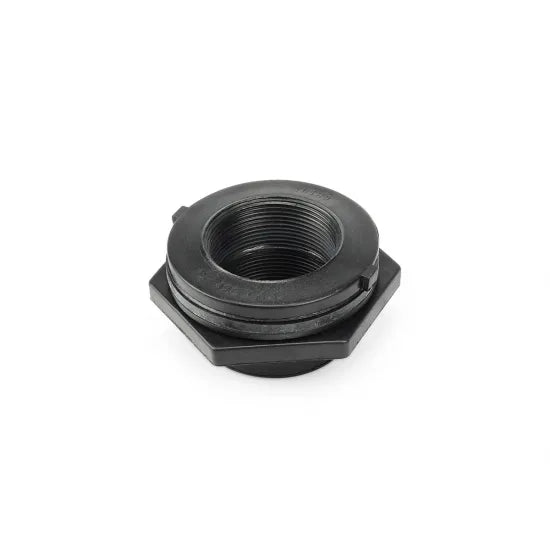 Aquascape Black Poly Bulkhead Fitting 2″