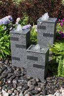 Blue Thumb Polished Block Towers Fountain Kit