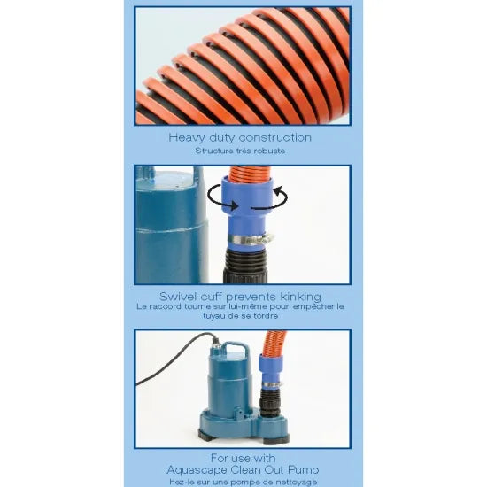 Aquascape Cleanout Pump Discharge Hose 50′