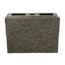 Aquascape Straight Stacked Slate Wall Base