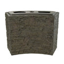 Aquascape Curved Stacked Slate Wall Base
