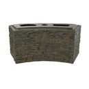 Aquascape Curved Stacked Slate Wall Base