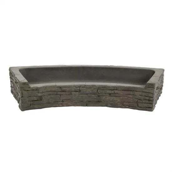 Aquascape Front-Spill Curved Stacked Slate Topper