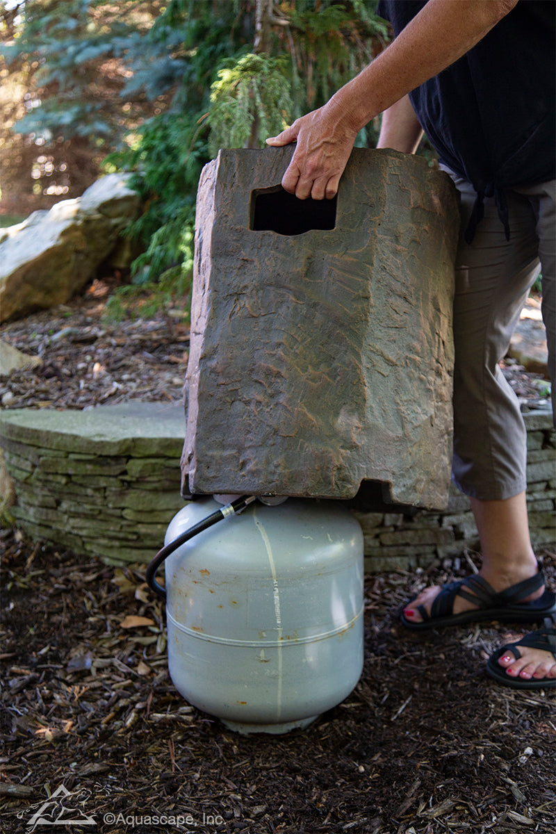 Aquascape Faux Stone Propane Tank Cover