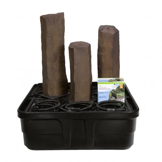 Aquascape Faux Basalt Column Set of 3 Landscape Fountain Kit