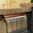 Atlantic Water Gardens 24" Copper Finish Spillway with Liner