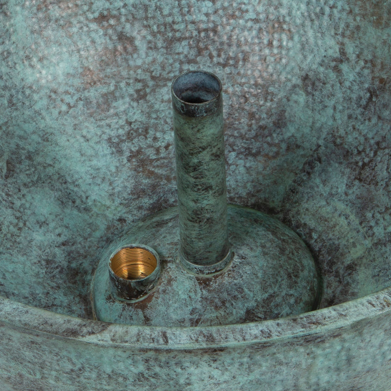 Atlantic Water Gardens 30" Hammered Brass Bowl
