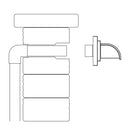 Atlantic Water Gardens Bronze Finish Ravenna Wall Spout