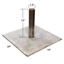 Blue Thumb Tall Rustic Basalt Fountains Column