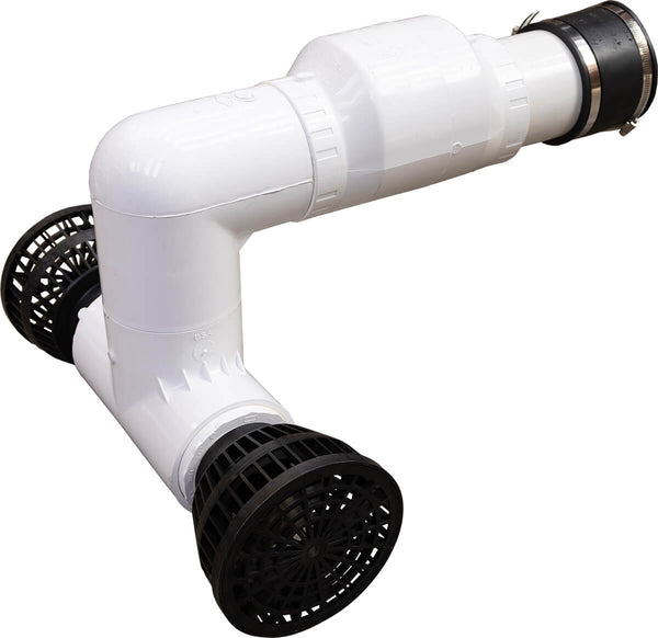 Easy Pro CVA40IB – 4″ Check Valve and Intake Screen Assembly for Intake Bay