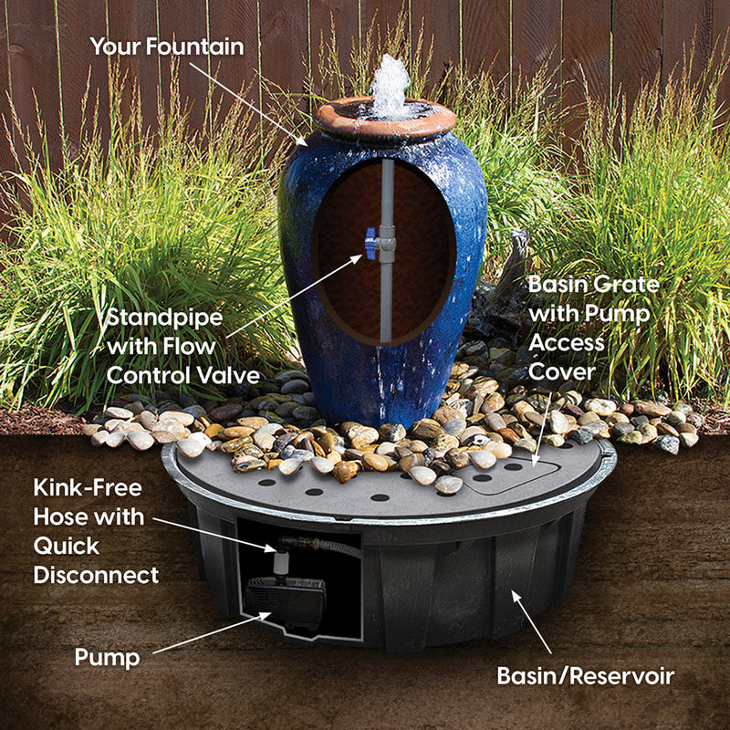 Blue Thumb Fountain Conversion Kit - 36" Basin