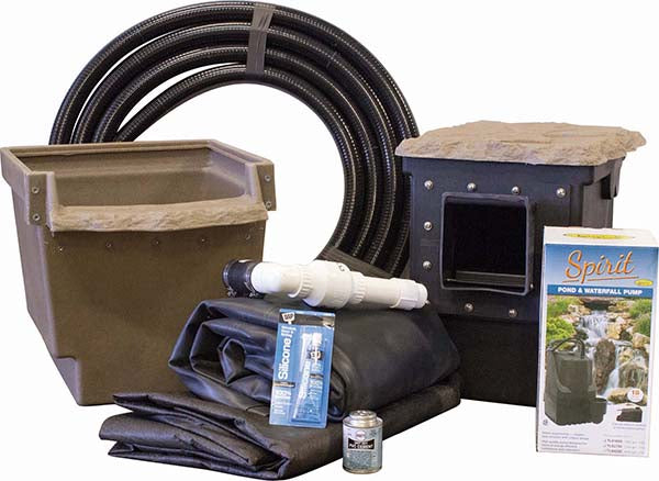 EasyPro Pro-Series Mini Pond Kit – Complete for 6′ X 6′ Pond