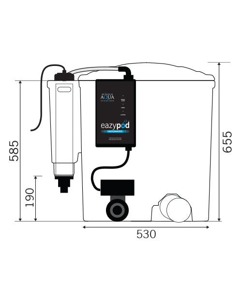 Evolution Aqua Eazy Pod Automatic Pond Filter System