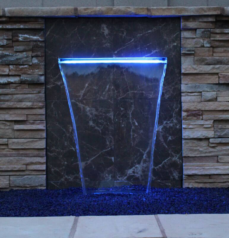 EasyPro Vianti Falls™ 23.5″ Spillway Kit With Blue Light