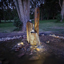 EasyPro Tranquil Décor Large Natural Top Basalt Fountain Set of Three 3′, 5′, and 7′