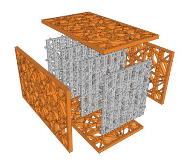 EasyPro High Strength Res-Cubes – 16"W x 17.5" T x 27" L (sold in pairs ONLY)