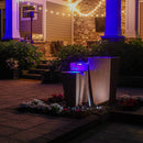 Blue Thumb Triple Corten Steel Rusted Fountain Urn Kit