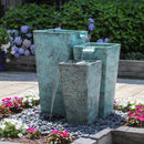 Blue Thumb Tapered Square Triple Fountain Urn Kit