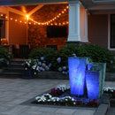 Blue Thumb Tapered Square Triple Fountain Urn Kit