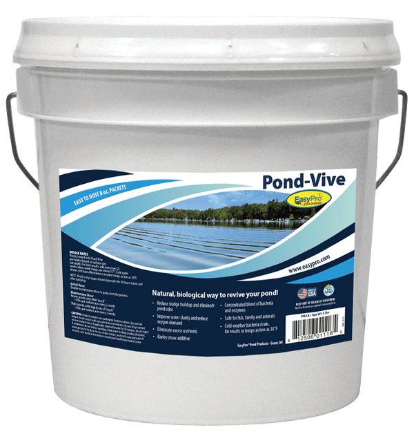 PB5X Pond-Vive Bacteria – 5 lb pail – 10ct. 8oz Water Soluble Packs