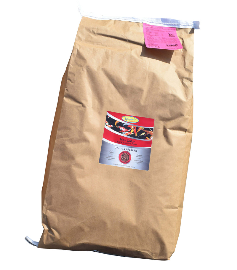 PC33 EasyPro Platinum Koi & Goldfish Food – Max Color – 33lb bulk bag
