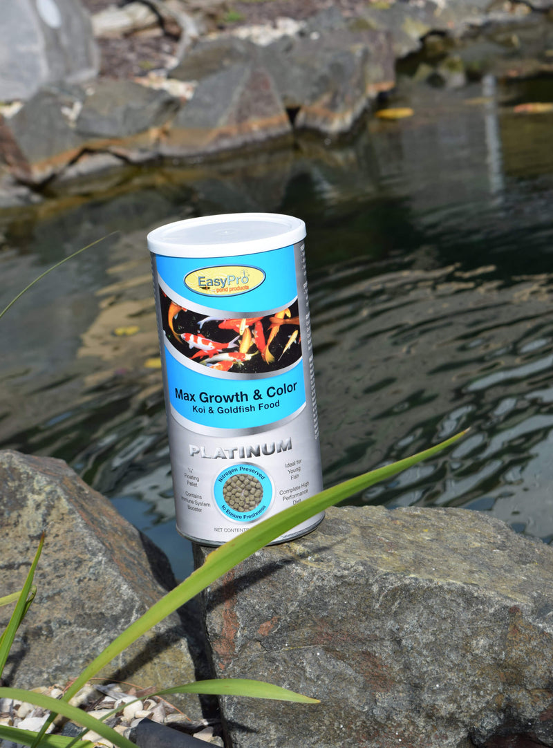 PG1 EasyPro Platinum Koi & Goldfish Food – Max Growth & Color – 20oz canister