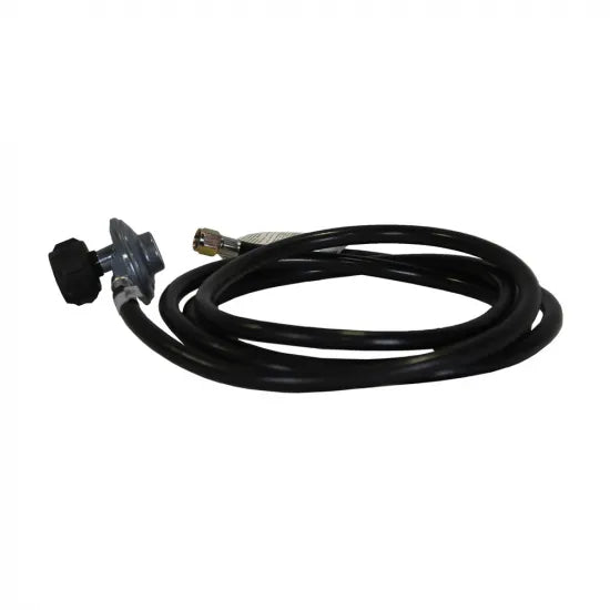 Propane Tank Regulator and Hose – 3/8” x 10’