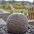 Blue Thumb Small Ribbed Sphere - Granite Fountain Kit
