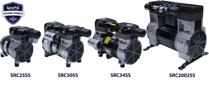 Easy Pro SRC34SS – Stratus™ SRC 3/4hp Compressor with Sound Shield – 115v