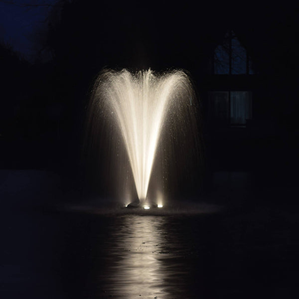 WFL3-100 AquaShine Three Light Warm White LED Fountain Light Kits – 100′ cord