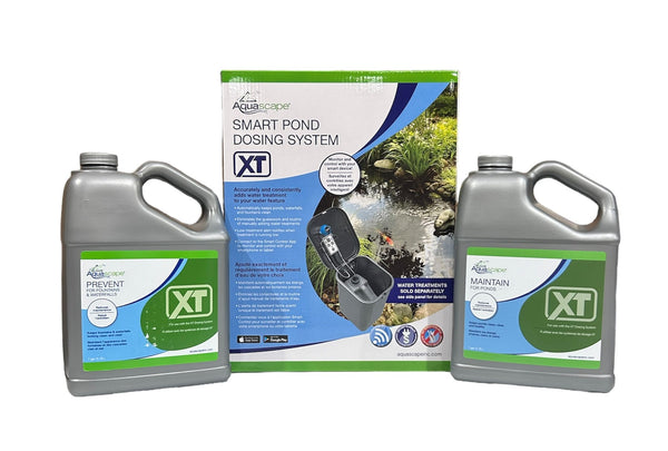 Aquascape Smart Pond Dosing System XT with 1 Gallon XT Treatments Maintain & Prevent for Fountains