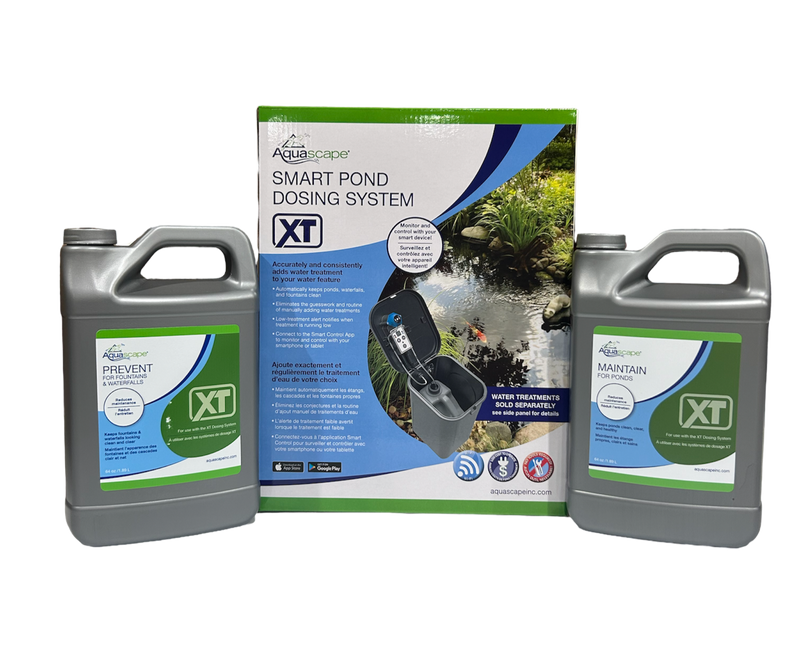 Aquascape Smart Pond Dosing System XT with 64 oz XT Treatments Maintain & Prevent for Fountains