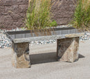 Blue Thumb Polished Basalt Bench