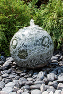 Blue Thumb Green Marble Sphere Fountain