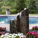 Blue Thumb Triple Rustic Basalt Fountain Kit