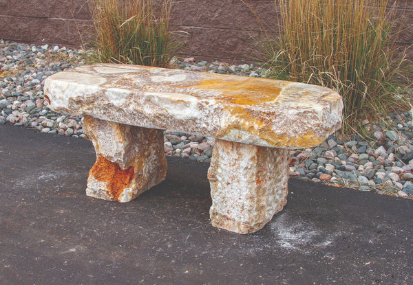 Blue Thumb Yellow Onyx Bench - 45"