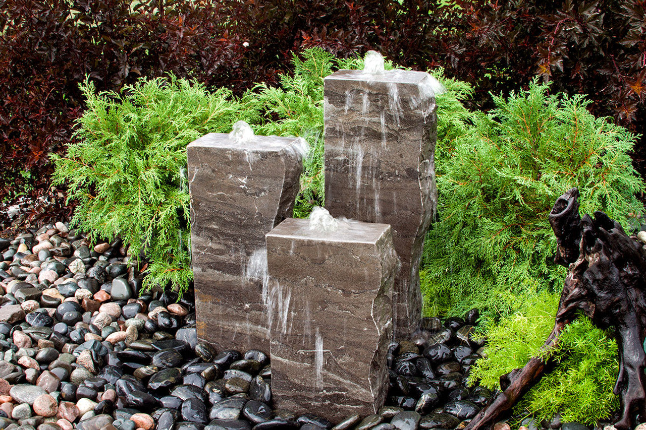Blue Limestone Rough Blue Thumb Rough Blue Limestone Fountain Triple Kit
