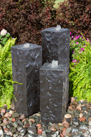 Blue Thumb Chiseled Black Basalt Fountain Kit