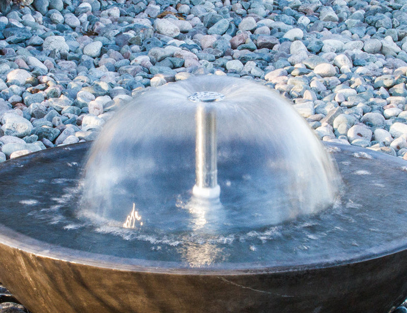 garden fountain spray heads Blue Thumb Stainless Steel 1" Mushroom Fountain Nozzle