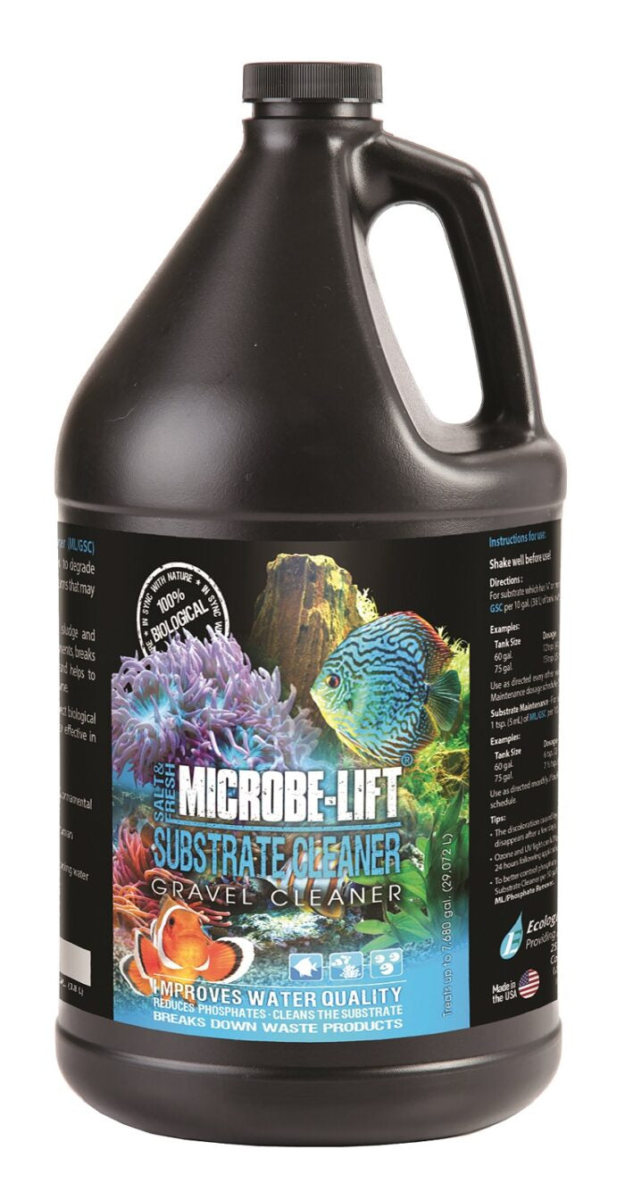 Ecological Laboratories Microbe Lift Aquarium Gravel & Substrate Cleaner