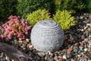 Blue Thumb Small Ribbed Sphere - Granite Fountain Kit