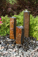 Blue Thumb Triple Semi Polished Basalt Fountain Kit