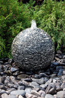Blue Thumb Speckled Granite Sphere Fountain