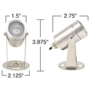 EasyPro Cabrio Color Changing LED Submersible Light – Stainless Steel