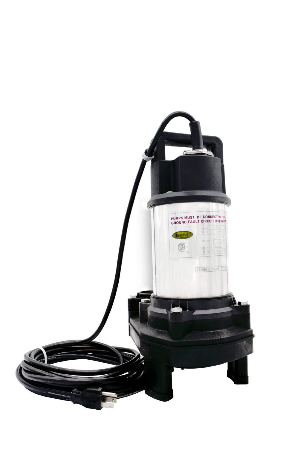 Stream Pump EasyPro TH-Series Stainless Steel Waterfall and Stream Pump