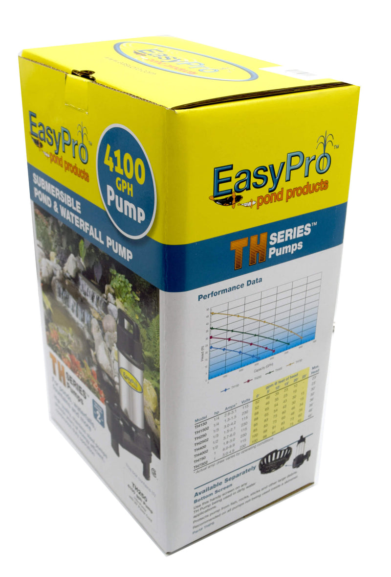 EasyPro 4100gph 115 Volt Stainless Steel Waterfall and Stream Pump