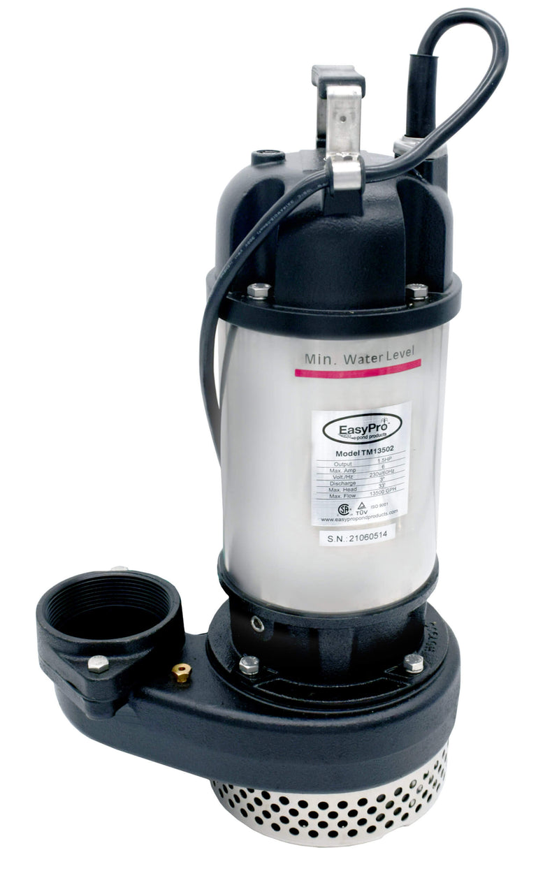 EasyPro TM Series – High volume submersible pump – Low head 13500gph 115v